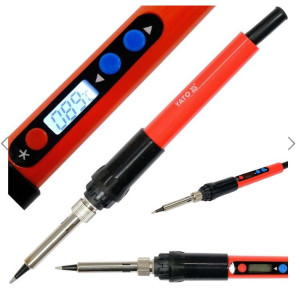 E lutownica transf. z regulacją temperatury 80 W